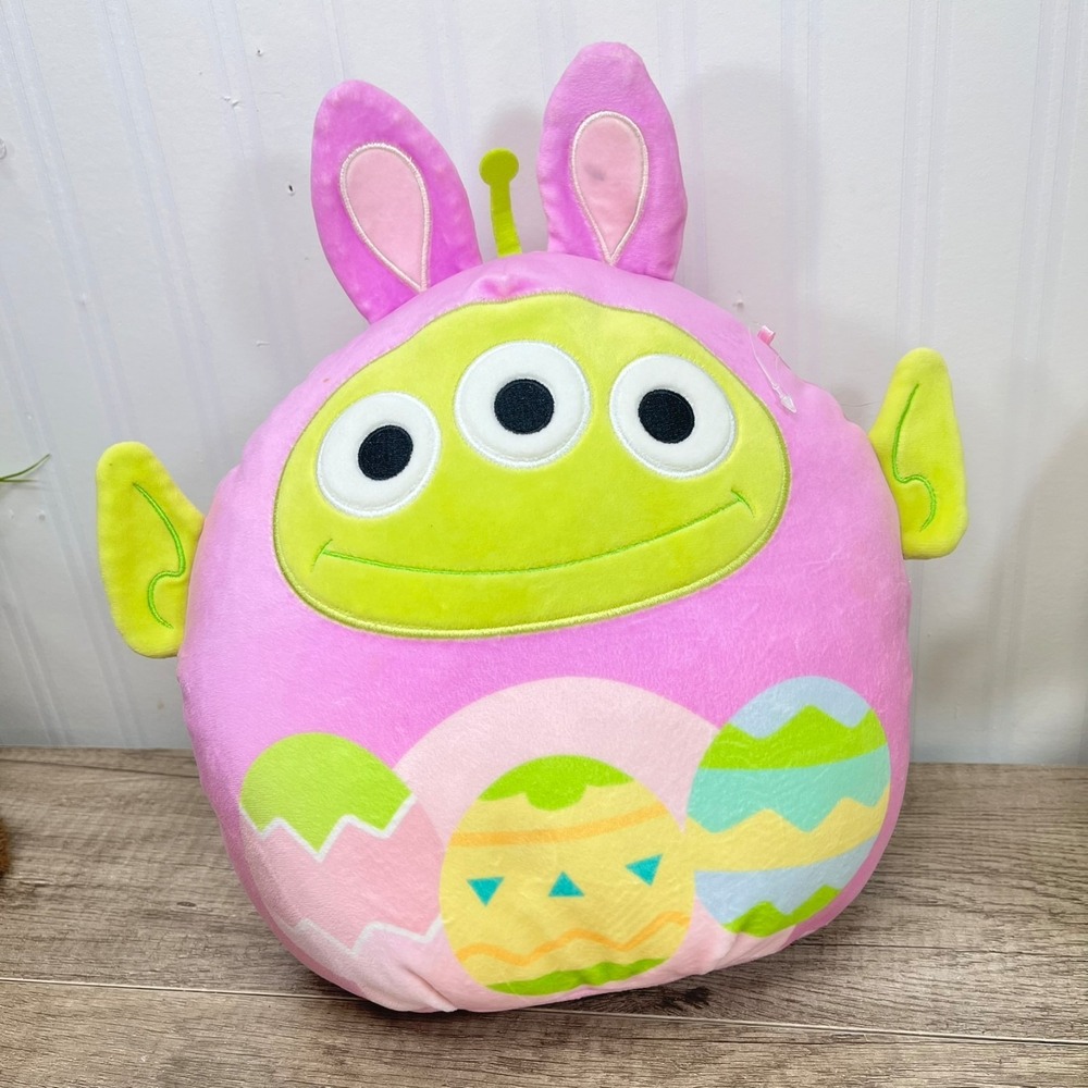 Squishmallows 10" ALIEN Martian Disney Toy Story Easter Bunny Ears Plush